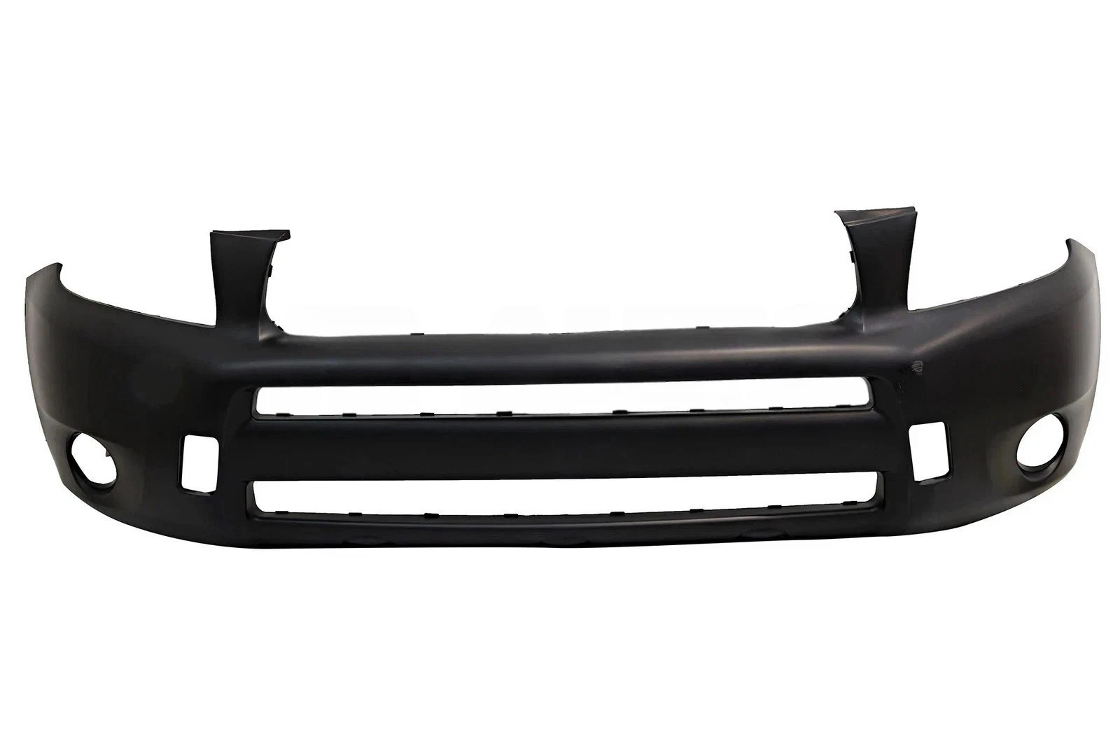 Front Bumper Cover Primed Plastic & Fog Lights Kit For 2006-2008 Toyota RAV4 - Image 2
