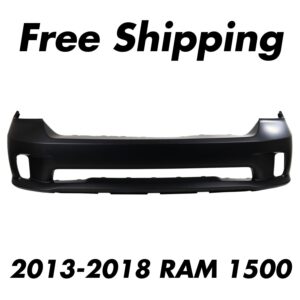 New Primed Front Bumper Cover For 2013-2018 RAM 1500 2019-2022 RAM 1500 Classic