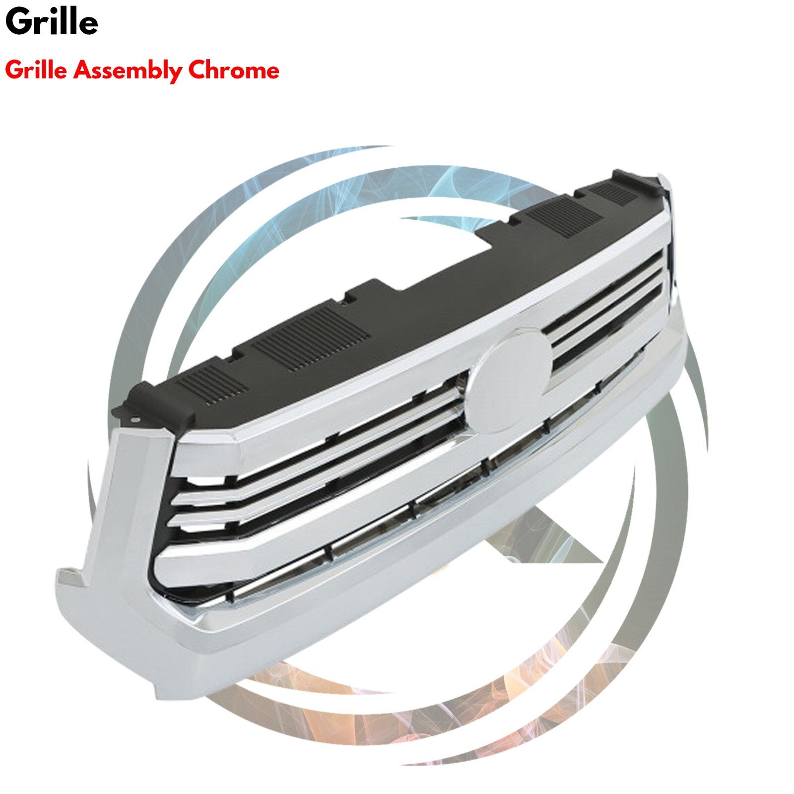 Front Bumper Cover & Grille Assembly Kit For 2014-2021 Toyota Tundra Pickup - Image 5