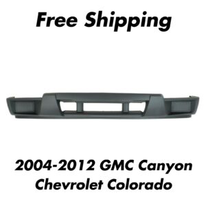 Front Bumper Lower Cover Primed For 2004-2012 GMC Canyon Chevrolet Colorado