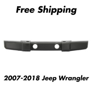 NEW Front Bumper Cover Textured With Fog Light Holes For 2007-2018 Jeep Wrangler