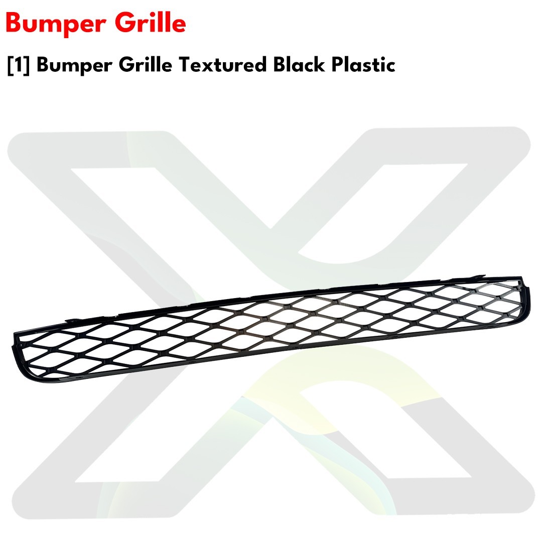 Front Bumper Cover Primed & Bumper Grille Kit For 2003-2007 Chevy Silverado 1500 - Image 3