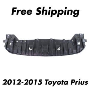 Front Bumper Splash Shield Underneath Cover For 2012-2015 Toyota Prius