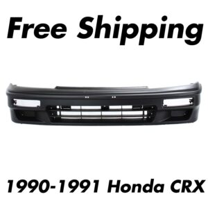 Front Bumper Cover Primed For 1990-1991 Honda CRX
