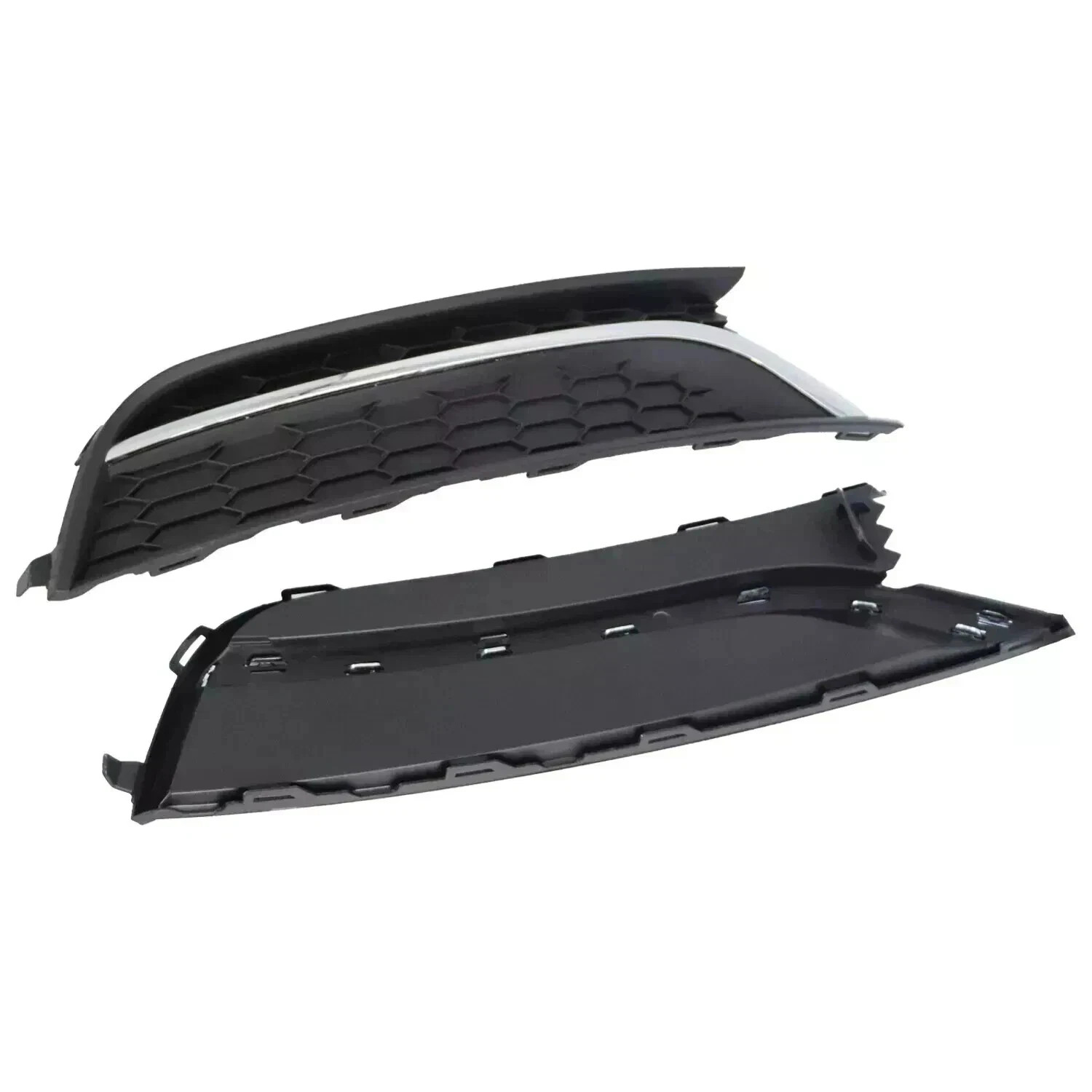 Front Bumper Cover Primed & Fog Lights Cover Kit For 2012-2015 Volkswagen Passat - Image 4