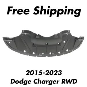 Front Bumper Engine Splash Shield Under Cover For 2015-2023 Dodge Charger RWD