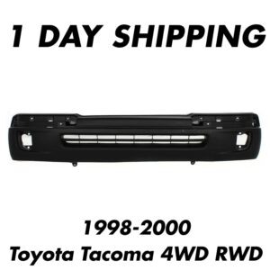 Front Bumper Cover For 1998 1999 2000 Toyota Tacoma 4WD RWD