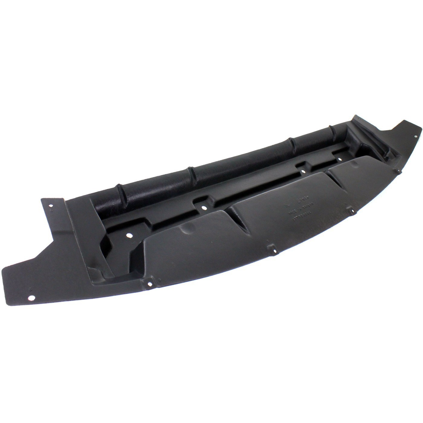 Front Lower Bumper Engine Cover Valance Textured For 2010-2012 Ford Fusion - Image 4