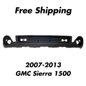 Front Lower Valance Textured Black Air Deflector For 2007-2013 GMC Sierra 1500