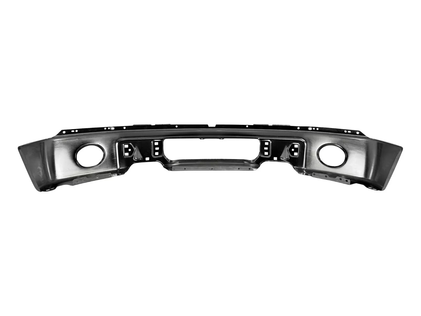 Front Bumper Chrome Steel & Fog Lights Assembly Kit For 2009-2014 Ford F-150 - Image 4