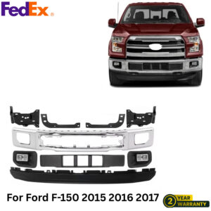 Front Bumper Face Bar Kit With Brackets Set Fit for Ford F-150 2015 2016 2017