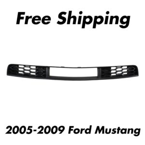 Front Bumper Grille Textured Black For 2005-2009 Ford Mustang