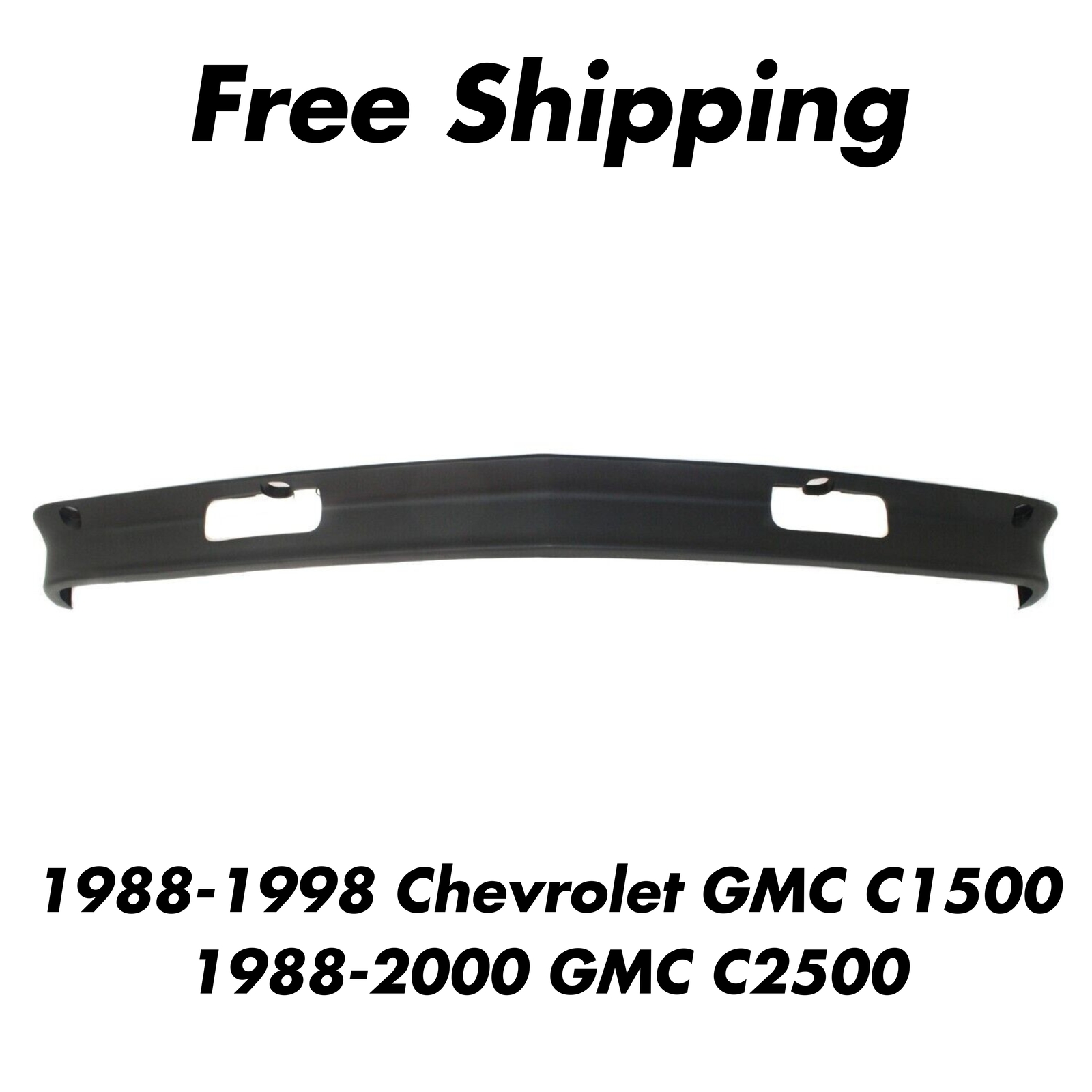 Front Bumper Lower Valance For 1988-1998 Chevy GMC C1500 1988-2000 GMC C2500