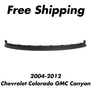 Front Lower Valance Textured For 2004-2012 Chevrolet Colorado GMC Canyon