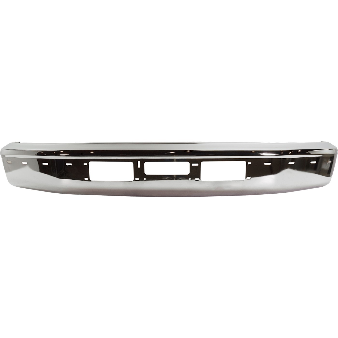 Front Chrome Bumper + Bumper Center Trim For 1992-1996 Ford F-150 F-250 Bronco - Image 5