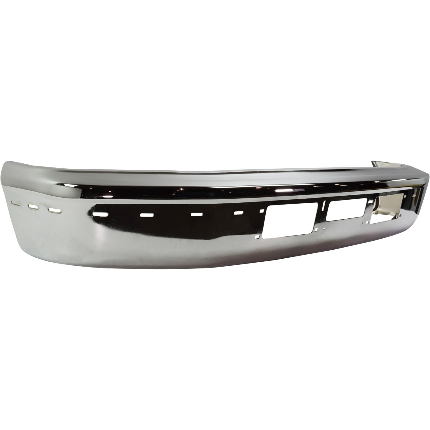 Front Chrome Bumper + Bumper Center Trim For 1992-1996 Ford F-150 F-250 Bronco - Image 11