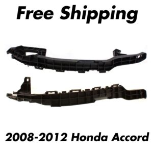 Front Bumper Bracket Driver and Passenger Side For 2008-2012 Honda Accord Sedan