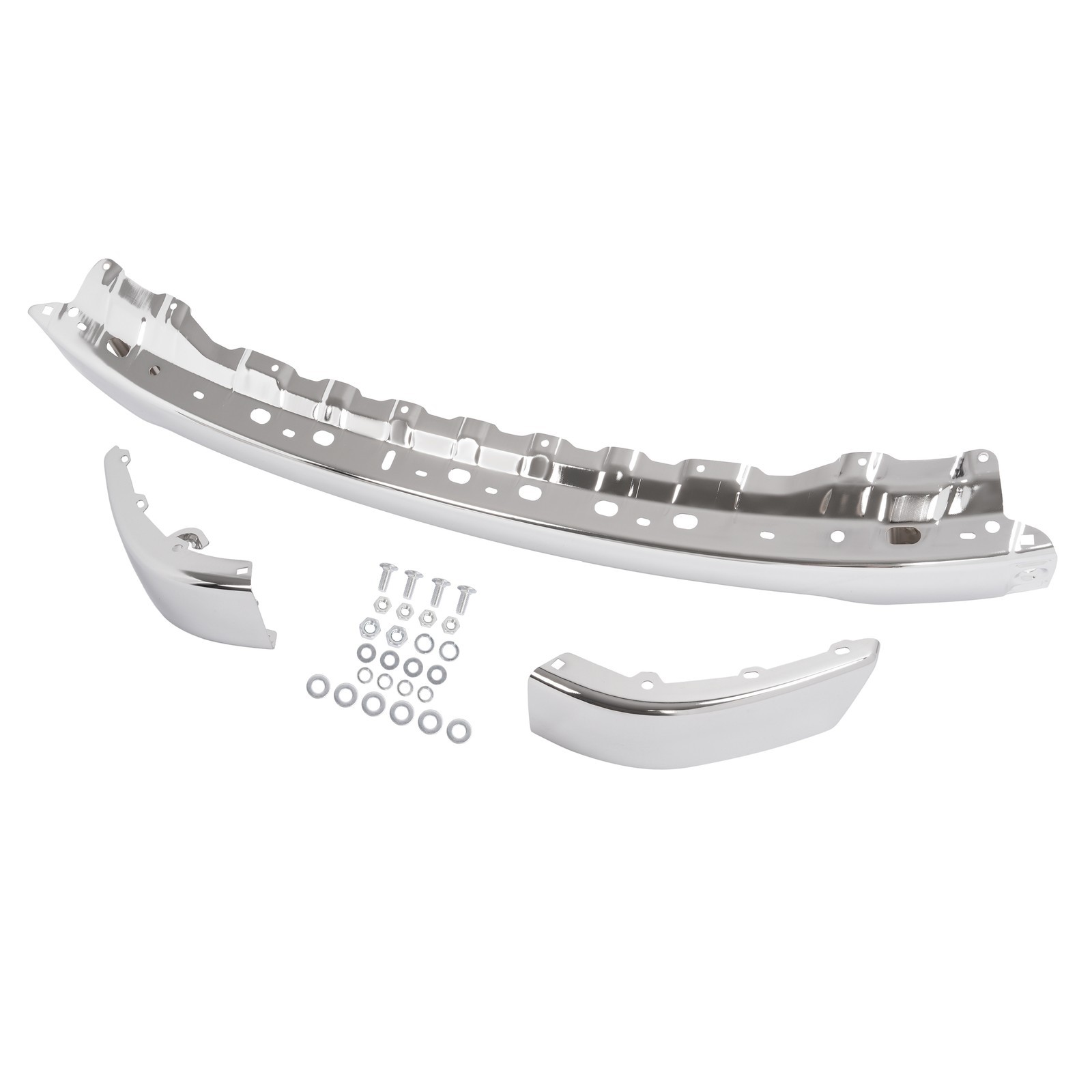 Front Chrome Bumper + Upper Cover + Valance For 2001-2004 Toyota Tacoma 4WD - Image 7