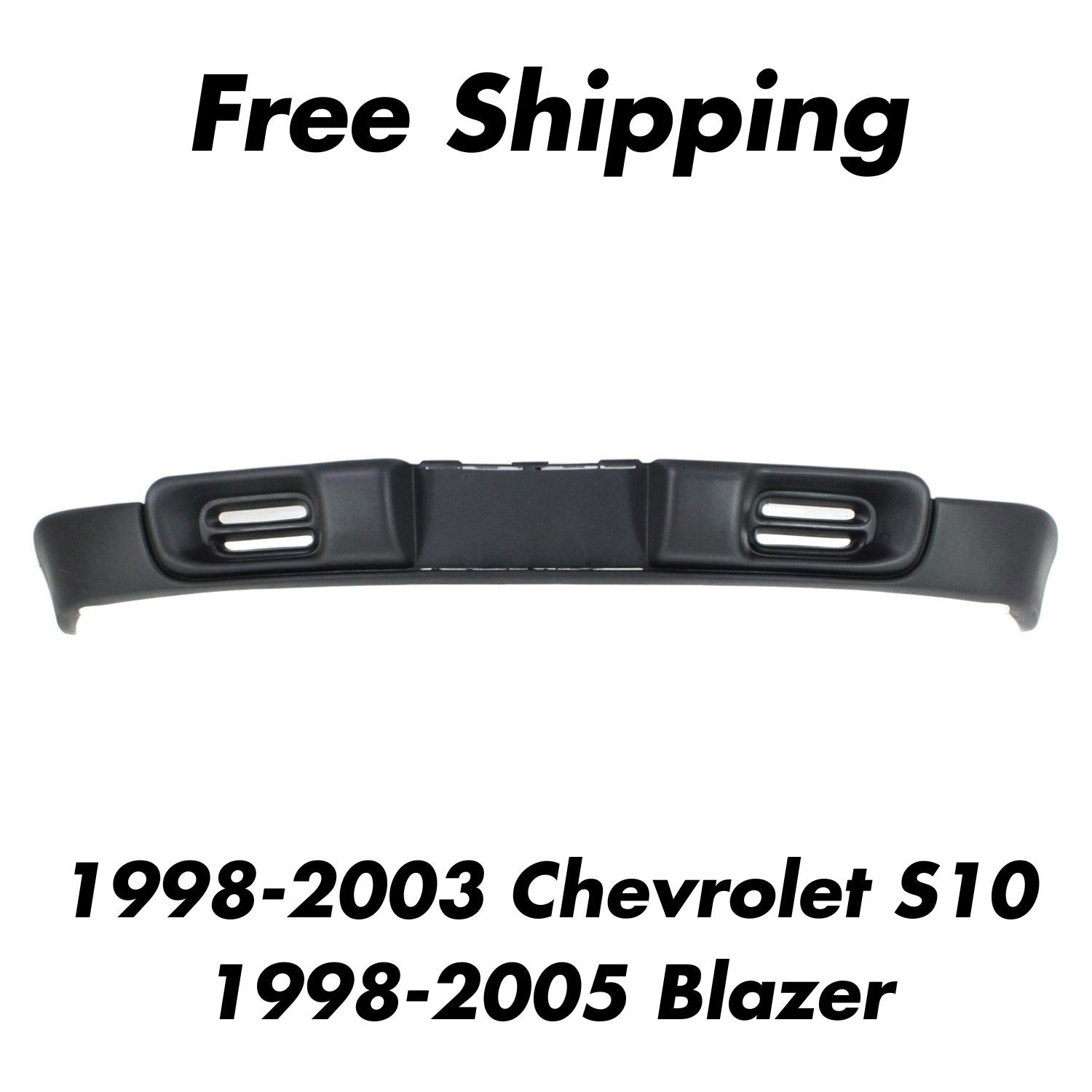 Front Lower Valance Textured For 1998-2003 Chevrolet S10 / 1998-2005 Blazer