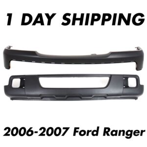 Front Bumper Cover Kit For 2006-2007 Ford Ranger FX4 Sport XL XLT