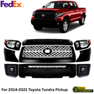 Front Bumper and Grille Assembly Kit For 2014-2021 Toyota Tundra Pickup