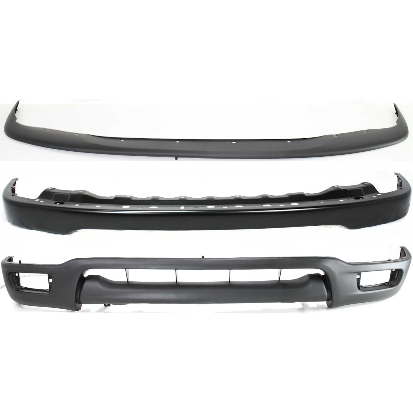 Front Bumper Primed Kit With Brackets For 2001-2004 Toyota Tacoma 4WD - Image 2