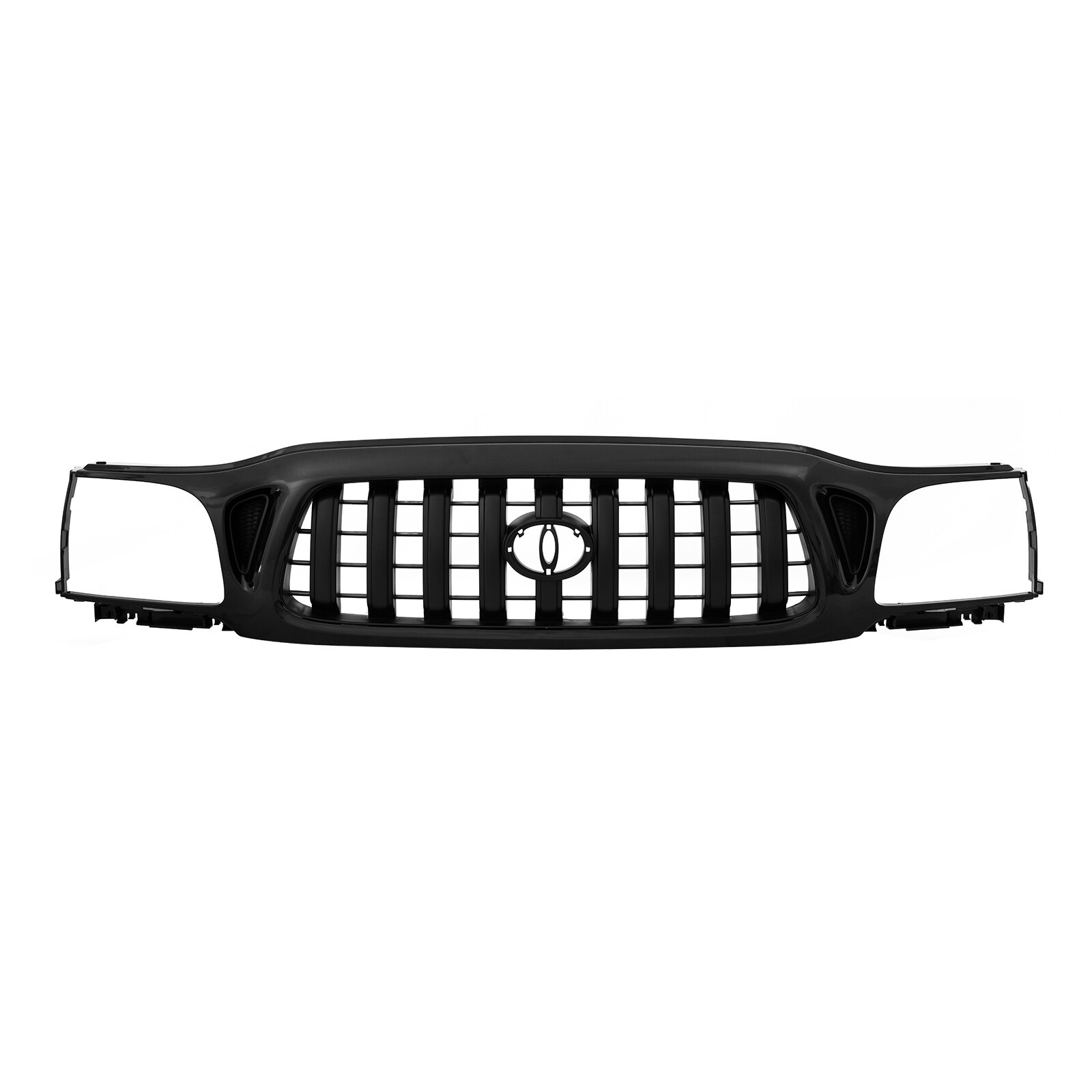 Front Bumper Primed Kit + Headlight Assembly Kit For 2001-2004 Toyota Tacoma 4WD - Image 2