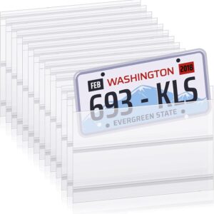 200PC Temporary License Plate Temporary Tag Plastic Bags Dealer License Plate US