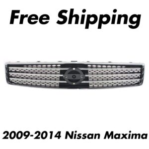 Front Grille Assembly Chrome For 2009-2014 Nissan Maxima