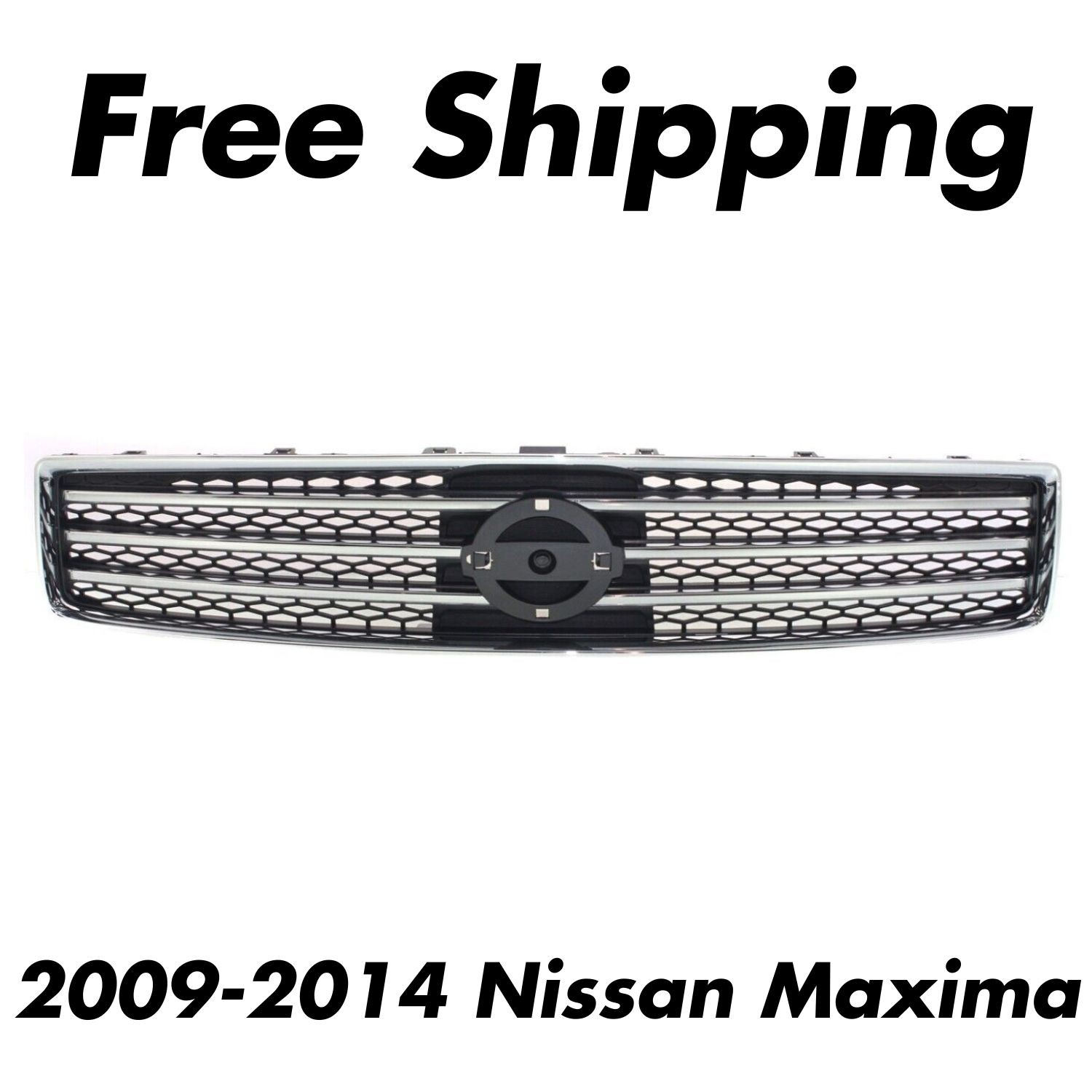 Front Grille Assembly Chrome For 2009-2014 Nissan Maxima