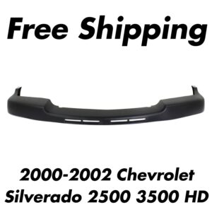 Front Bumper Upper Cover Textured For 2000-2002 Chevrolet Silverado 2500 3500 HD